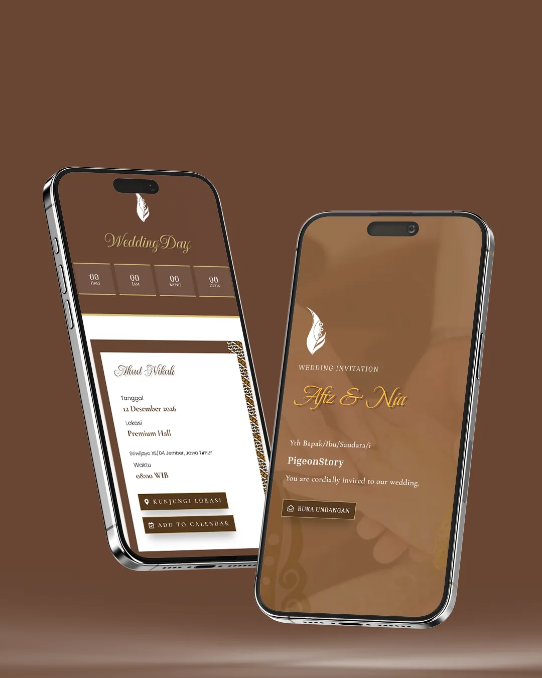 Tema undangan digital Adat Sunda - Desain Adat elegan dan modern